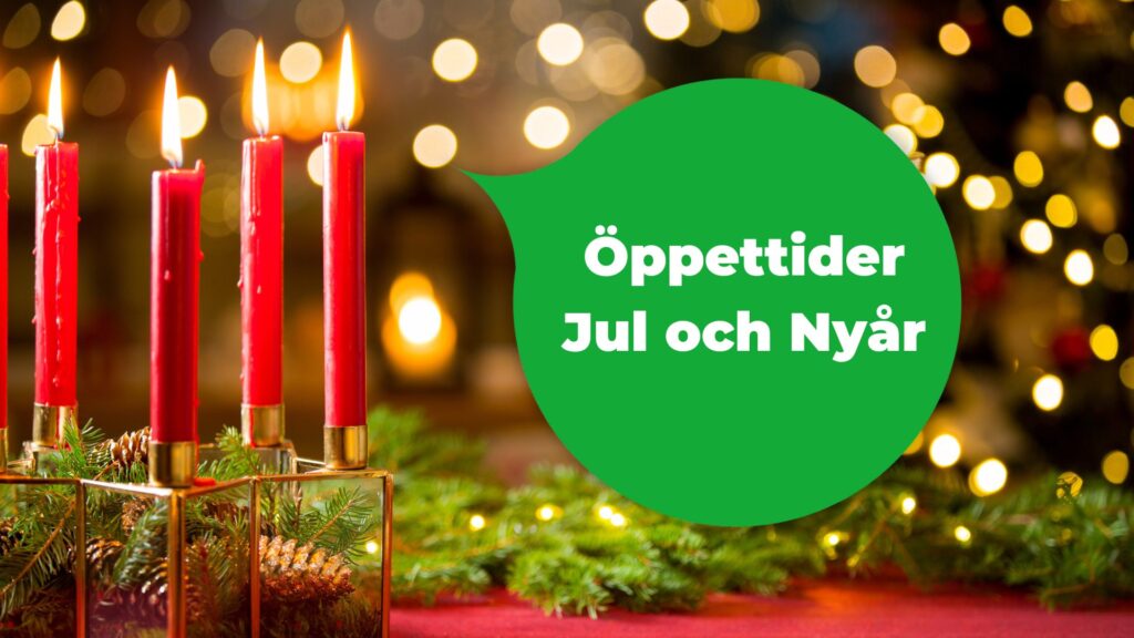 Nyheter gällande avvikande öppettider